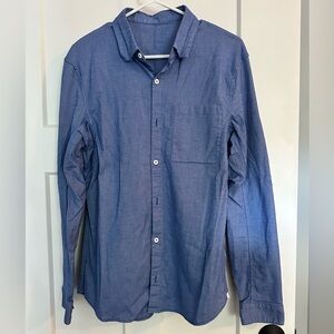 Lululemon Men's Button-Up Shirt - Medium